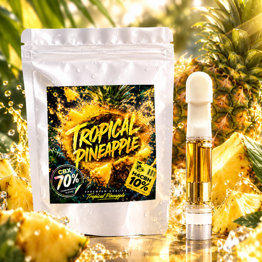 【TROPICAL PINEAPPLE】CBX70%×H4CBH10% リキッド